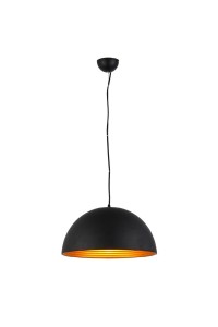 AZZARDO lampa wisząca MODENA 40 czarna    / złota