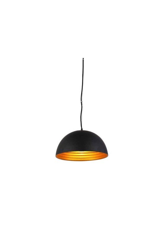 AZZARDO lampa wisząca MODENA 40 czarna    / złota