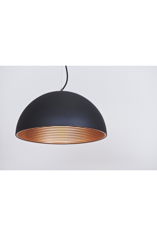 AZZARDO lampa wisząca MODENA 40 czarna    / złota