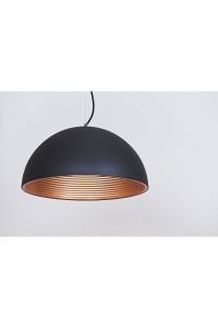 AZZARDO lampa wisząca MODENA 40 czarna    / złota