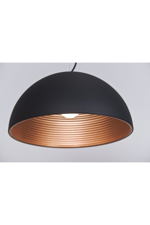 AZZARDO lampa wisząca MODENA 40 czarna    / złota