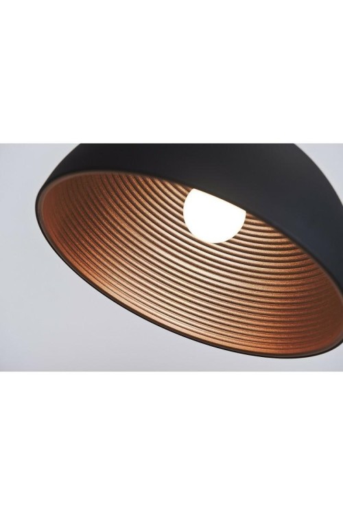 AZZARDO lampa wisząca MODENA 40 czarna    / złota