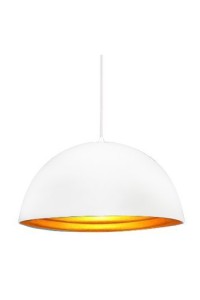 AZZARDO lampa wisząca MODENA 40 biała /   złota