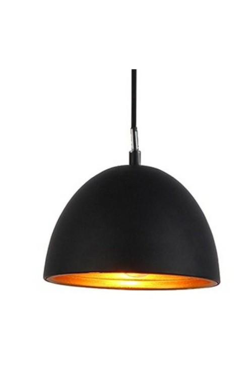 AZZARDO lampa wisząca MODENA 18 czarna    / złota