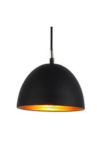 AZZARDO lampa wisząca MODENA 18 czarna    / złota