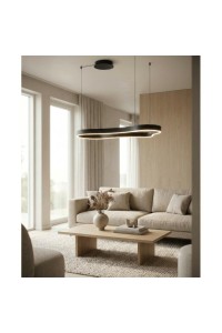 AZZARDO lampa wisząca MIRABELLA 120       3000K DIMM czarna