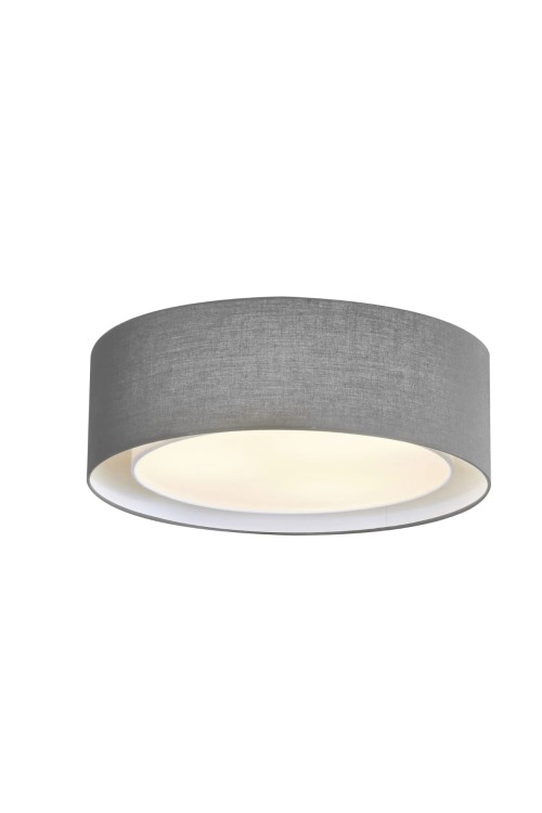 AZZARDO lampa sufitowa / plafon MILO      szara
