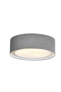 AZZARDO lampa sufitowa / plafon MILO      szara