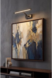AZZARDO lampa ścienna MONALISA 46         chromowana / czarna