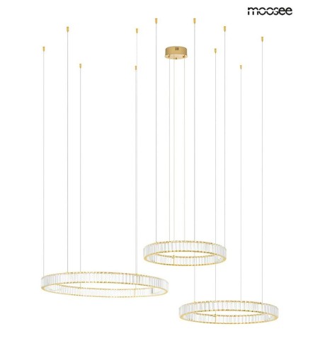 MOOSEE lampa wisząca LIBERTY 3A złota