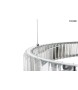 MOOSEE lampa wisząca WAVE 80 chrom