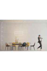 AZZARDO lampa wisząca METRIC biała