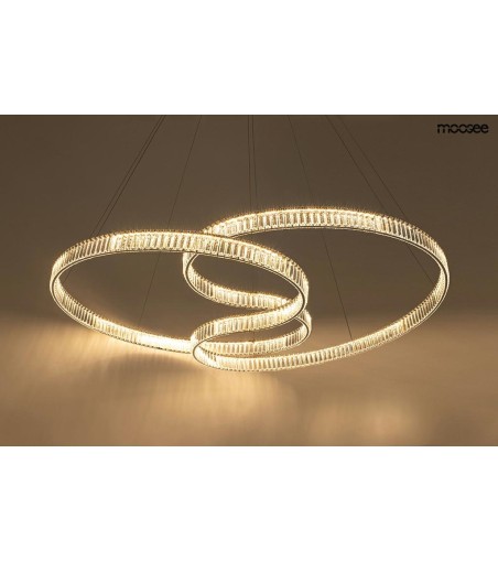 MOOSEE lampa wisząca WAVE 160A chrom