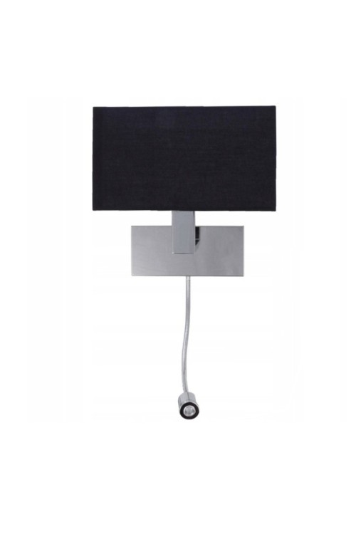 AZZARDO lampa ścienna MARTENS WALL LED    czarna