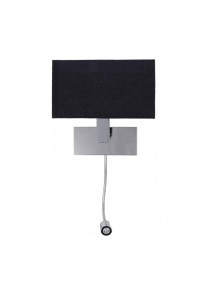 AZZARDO lampa ścienna MARTENS WALL LED    czarna