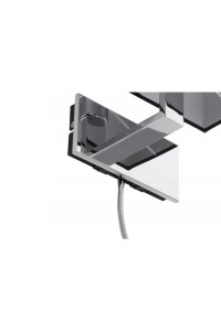 AZZARDO lampa ścienna MARTENS WALL LED    czarna