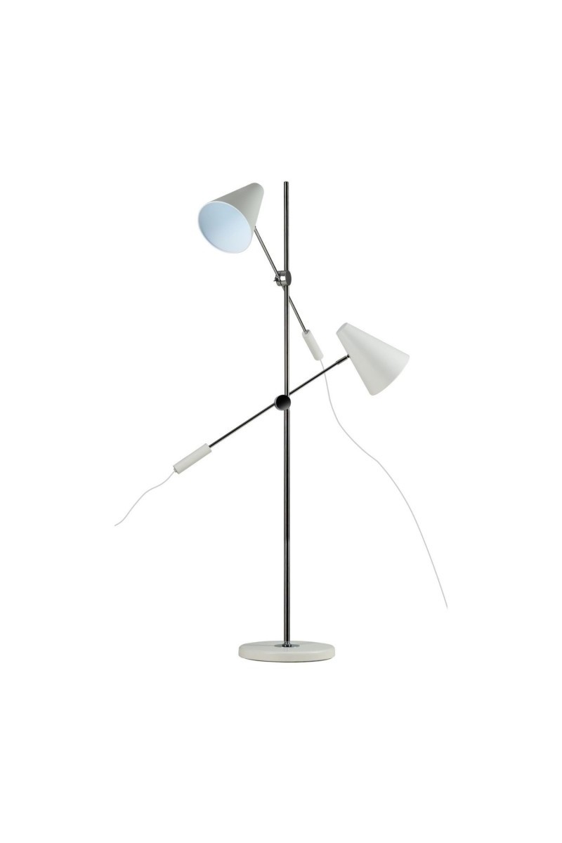 AZZARDO lampa podłogowa KAJA biała