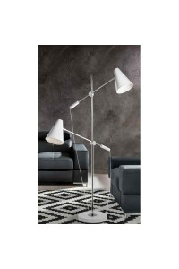AZZARDO lampa podłogowa KAJA biała