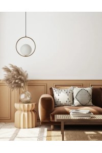 AZZARDO lampa wisząca JUMBO 1 złota