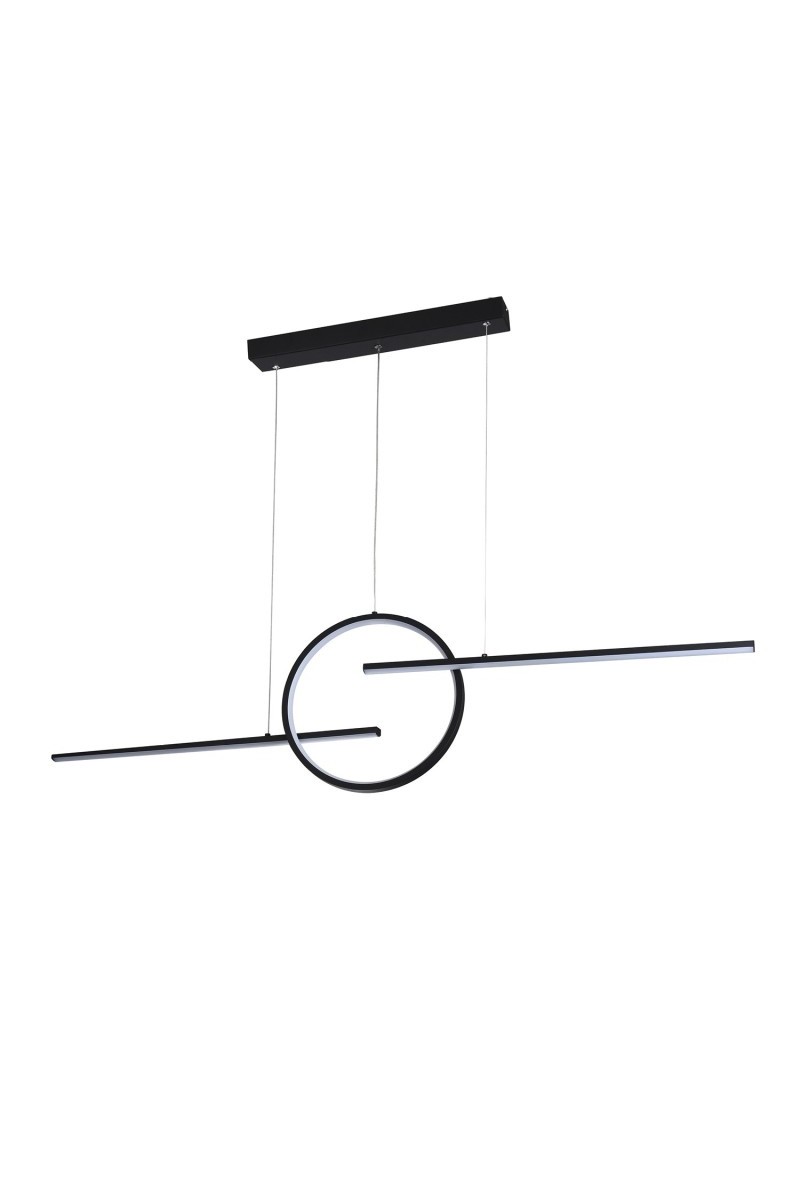 AZZARDO lampa wisząca LAUREN 3-STEP DIMM  czarna