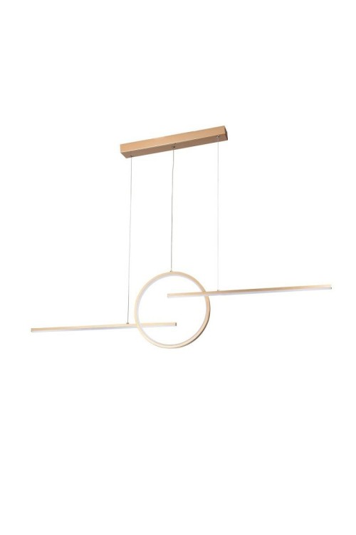 AZZARDO lampa wisząca LAUREN 3-STEP DIMM  złota