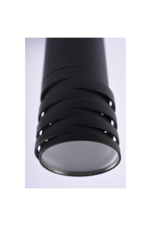AZZARDO lampa sufitowa / plafon LOCUS     czarna