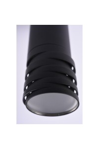 AZZARDO lampa sufitowa / plafon LOCUS     czarna