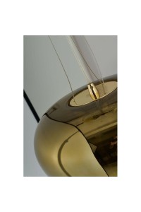 AZZARDO lampa wisząca BALORO L złota