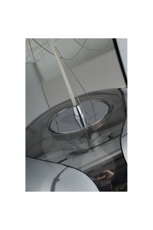 AZZARDO lampa wisząca BALORO M            chromowana