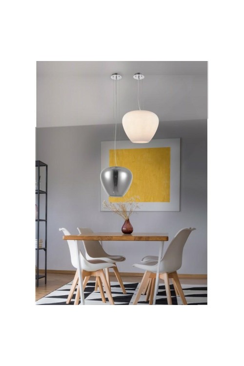 AZZARDO lampa wisząca BALORO M            chromowana