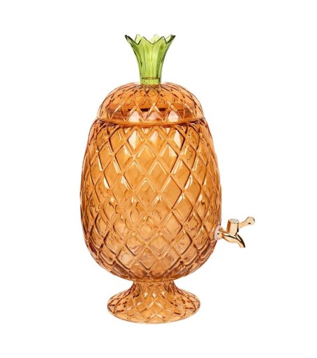KARE dyspenser do napojów PINEAPPLE  bursztynowy
