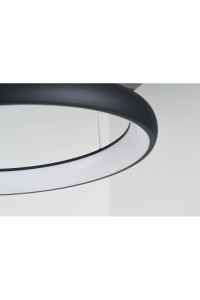 AZZARDO lampa wisząca ANTONIO 41 CCT      z pilotem czarna