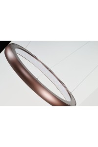 AZZARDO lampa wisząca ANTONIO 41 CCT      z pilotem brązowa