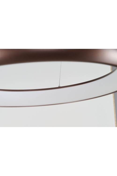 AZZARDO lampa wisząca ANTONIO 41 CCT      z pilotem brązowa