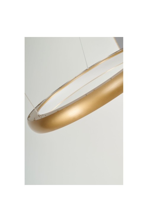 AZZARDO lampa wisząca ANTONIO 81 CCT      z pilotem złota