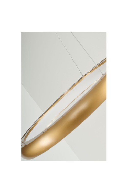 AZZARDO lampa wisząca ANTONIO 81 CCT      z pilotem złota
