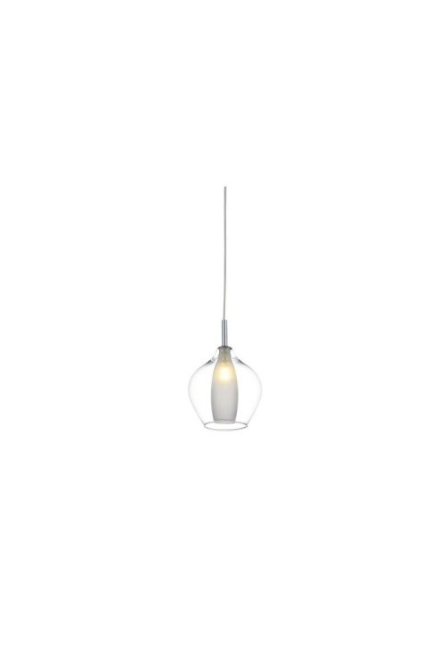 AZZARDO lampa wisząca AMBER MILANO 1      transparentna