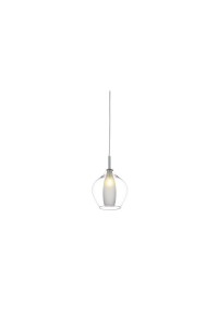 AZZARDO lampa wisząca AMBER MILANO 1      transparentna