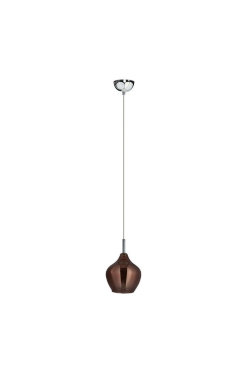 AZZARDO lampa wisząca AMBER MILANO 1      miedziana