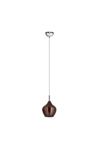AZZARDO lampa wisząca AMBER MILANO 1      miedziana