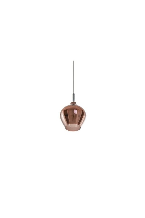 AZZARDO lampa wisząca AMBER MILANO 1      miedziana