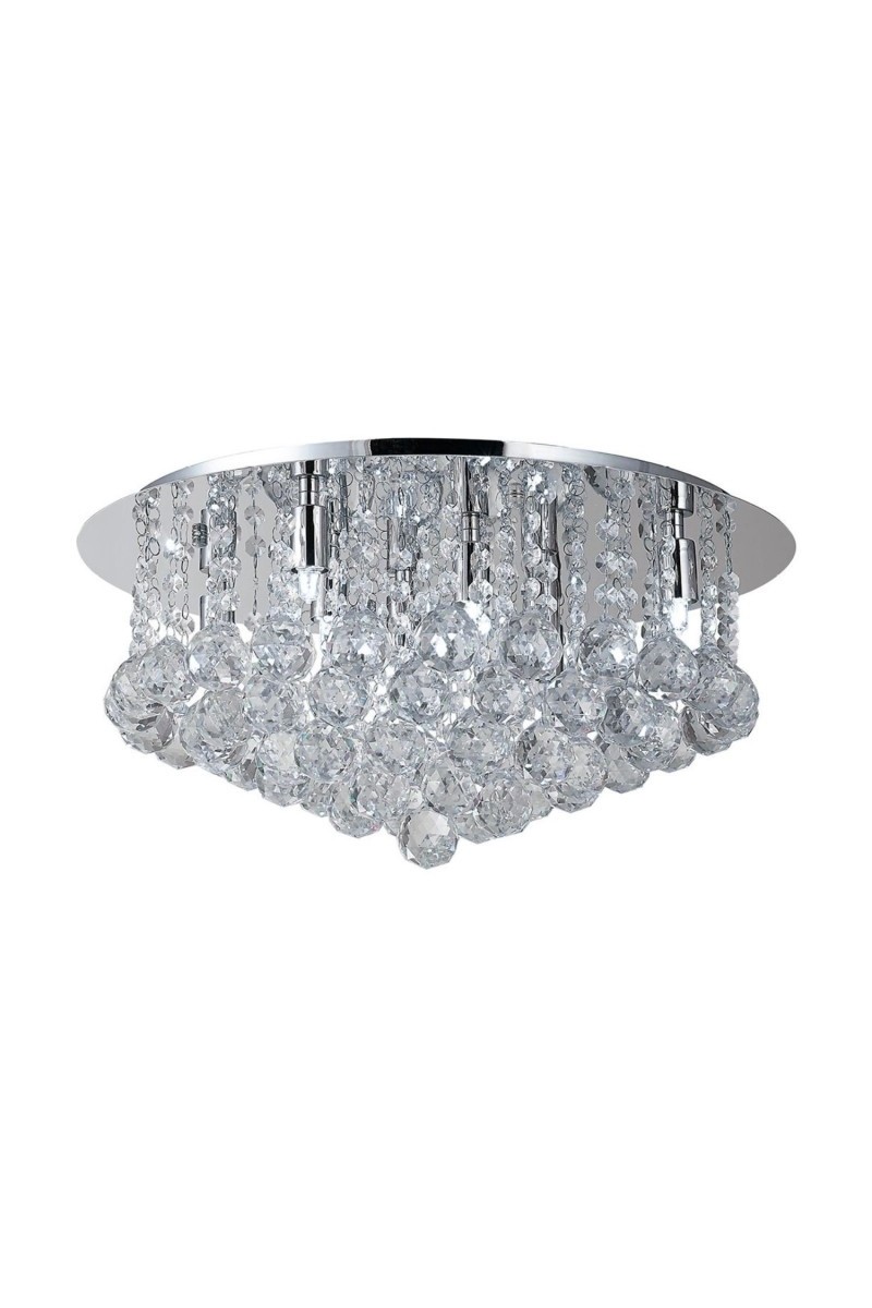 AZZARDO lampa sufitowa / plafon BOLLA 48  chromowana