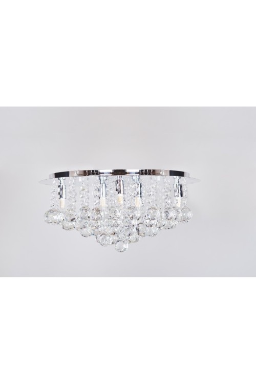AZZARDO lampa sufitowa / plafon BOLLA 48  chromowana