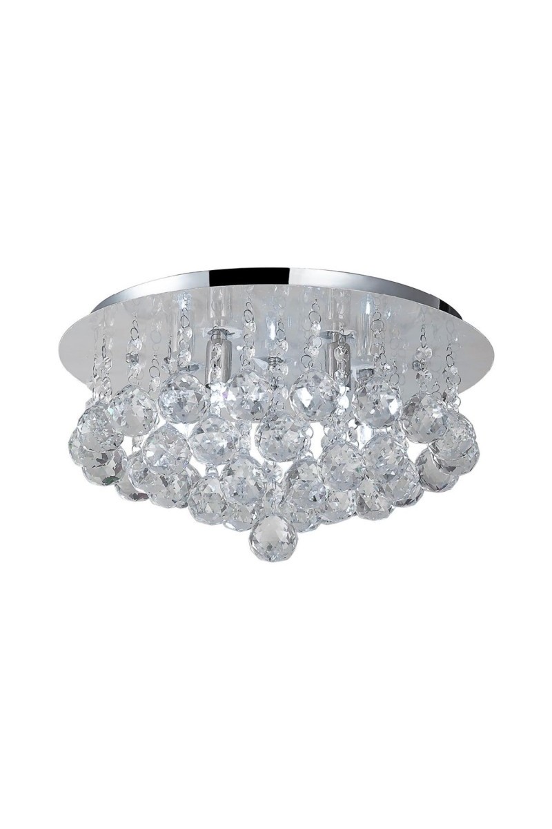 AZZARDO lampa sufitowa / plafon BOLLA 38  chromowana