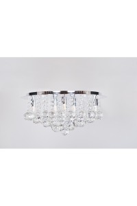 AZZARDO lampa sufitowa / plafon BOLLA 38  chromowana