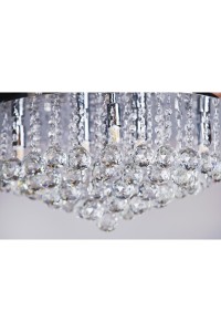 AZZARDO lampa sufitowa / plafon BOLLA 38  chromowana