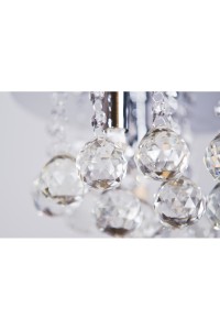 AZZARDO lampa sufitowa / plafon BOLLA 38  chromowana