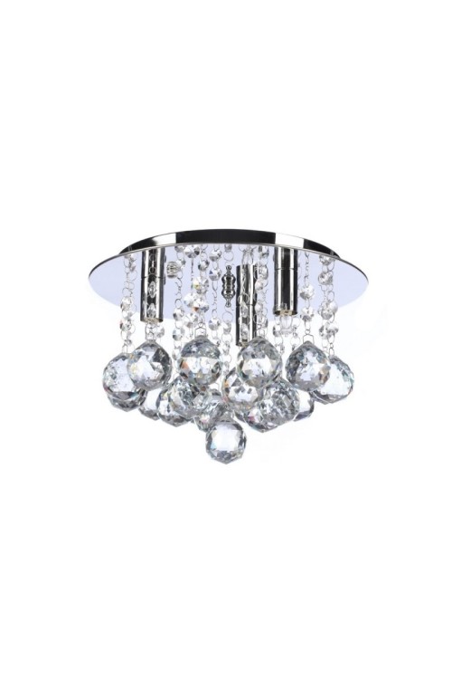 AZZARDO lampa sufitowa / plafon BOLLA 25  chromowana