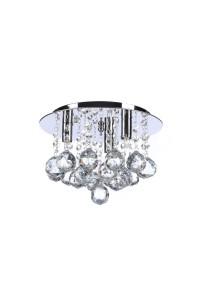 AZZARDO lampa sufitowa / plafon BOLLA 25  chromowana