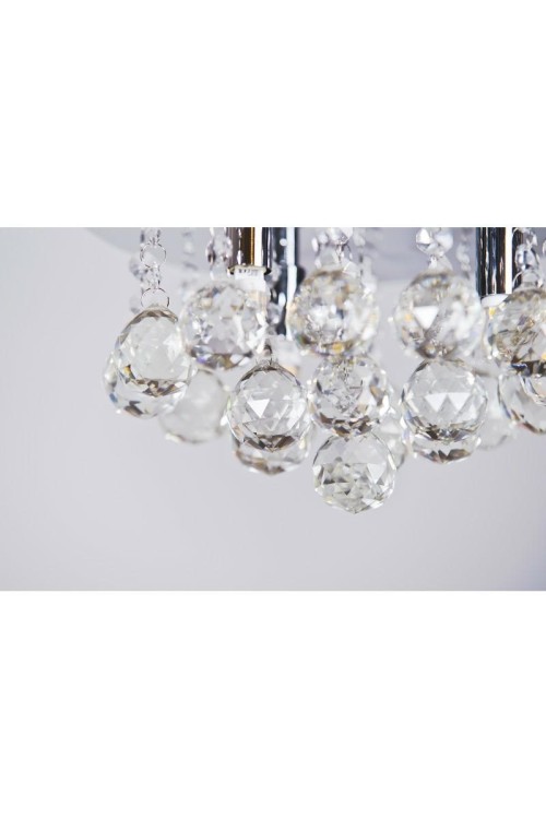 AZZARDO lampa sufitowa / plafon BOLLA 25  chromowana